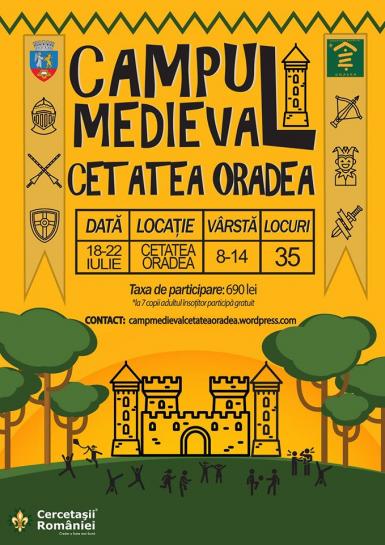 poze camp medieval cetatea oradea