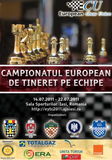 poze campionatul european de tineret pe echipe la sah iasi