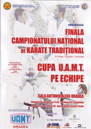 poze campionatul national si cupa uamt la karate traditional