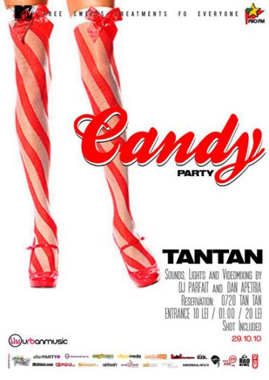 poze candy party in club tan tan