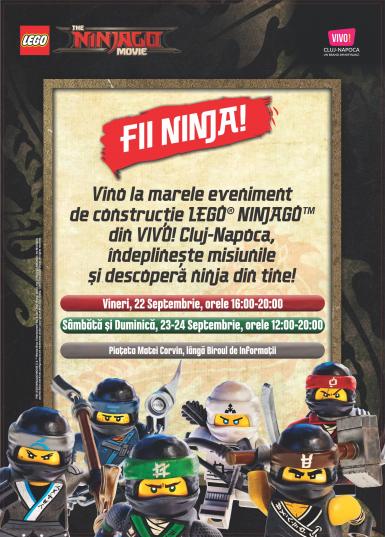 poze cel mai mare eveniment lego ninjago la vivo cluj napoca 