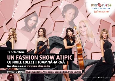 poze cel mai spectaculos fashion show atipic in sun plaza pe 17 octo