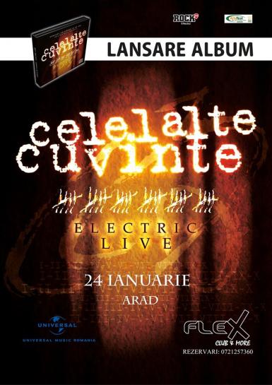 poze celelalte cuvinte lansare album electric live 