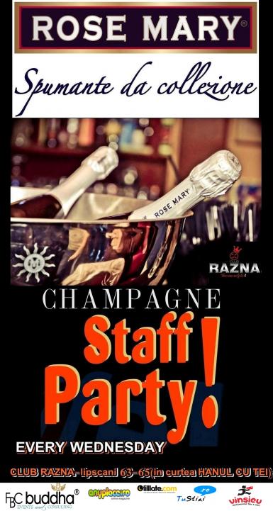 poze champagne staff party every wednesday club razna