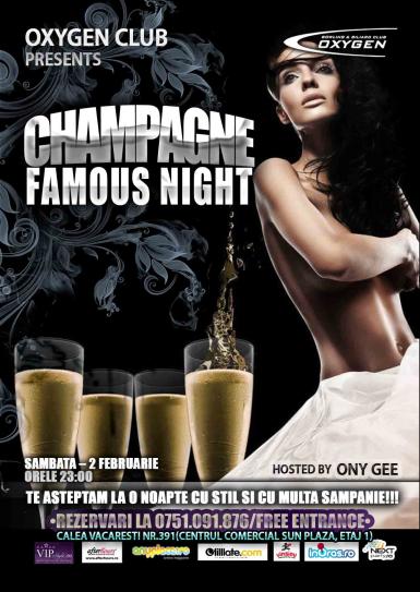 poze champgne famous night