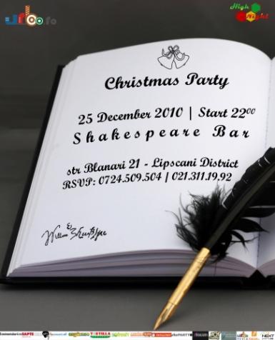 poze christmas party shakespeare bar