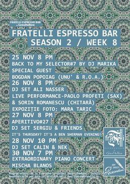 poze closing season fratelli espresso bar 