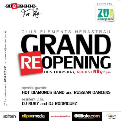 poze club elements grand re opening