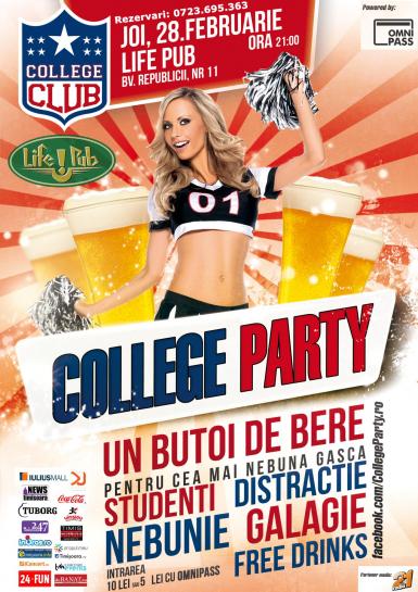 poze college party timisoara