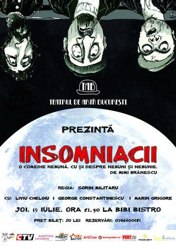 poze comedia insomniacii la bibi bistro