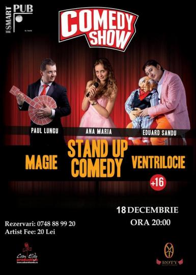 poze comedy show ana maria calita paul lungu si eduard sandu