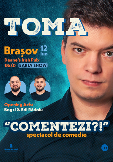 poze  comentezi one man show cu toma