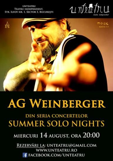 poze concert a g weinberger la teatrul unteatru