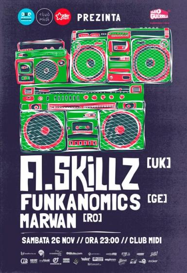 poze concert a skillz si funkanomics in club midi