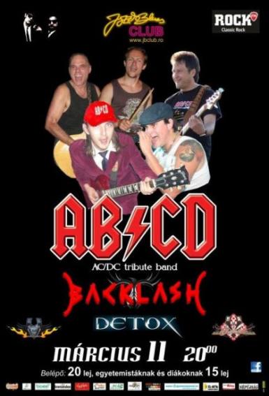 poze concert ac dc tribut band blacklash si detox in jazz blues club