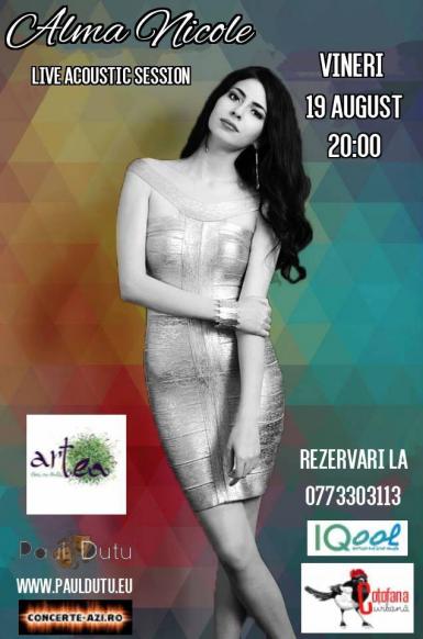 poze concert acoustic live alma nicole