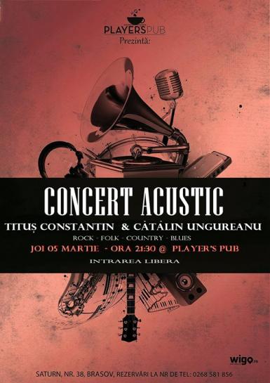 poze concert acoustic titus constantin catalin ungureanu