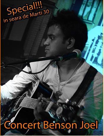 poze concert acustic cu benson joel