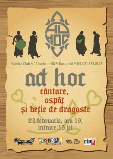 poze concert ad hoc in club fabrica