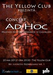 poze concert ad hoc in yellow club