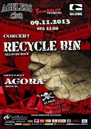poze concert agora si recycle bin in ageless club