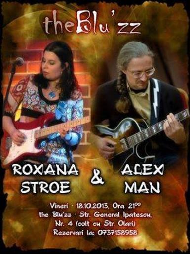 poze concert alex man si roxana stroe in the blu zz club