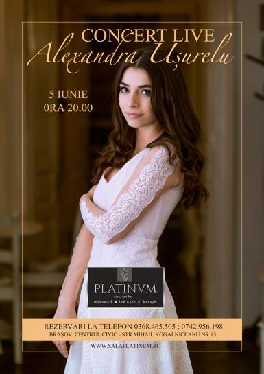 poze concert alexandra usurelu 5 iunie platinum brasov