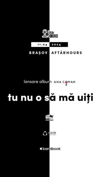 poze concert ana coman lansare de album tu nu o sa ma ui i 