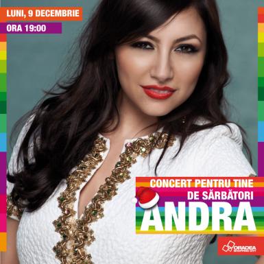 poze concert andra la oradea in decembrie