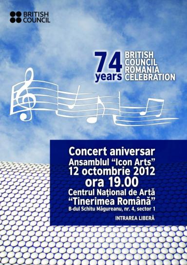 poze concert aniversar british council la bucuresti