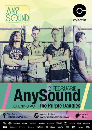poze concert anysound si the purple dandies in colectiv