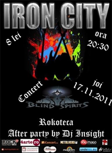 poze concert blind spirits in iron city