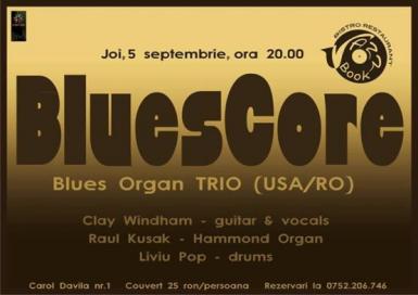 poze concert blues organ trio in cafe tete a tete