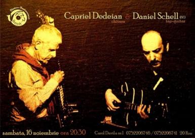 poze concert capriel dedeian si daniel schell in jazzbook