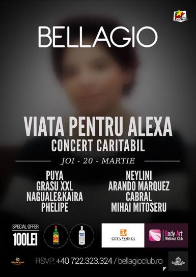 poze concert caritabil pentru alexa la bellagio club