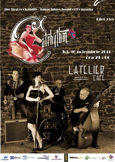 poze concert catrhythm in l atelier cafe