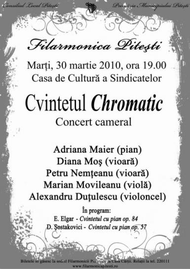 poze concert chromatic la filarmonica pitesti