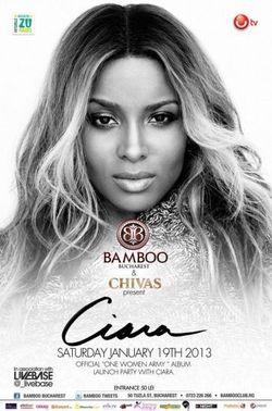 poze concert ciara in club bamboo