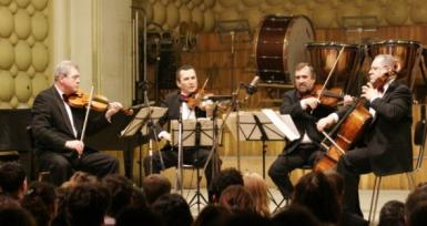 poze concert cvartetul voces iasi