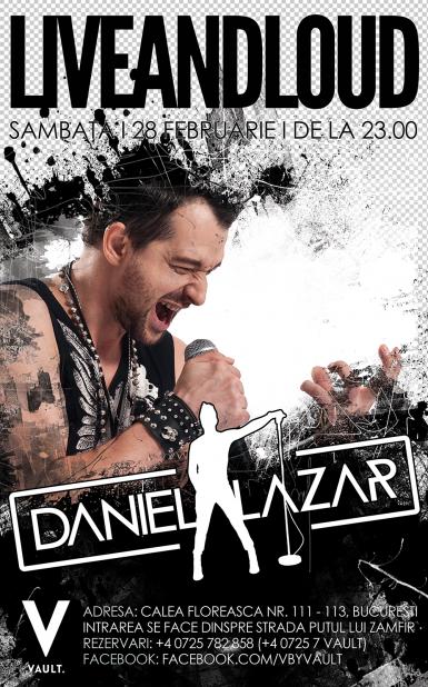 poze concert daniel lazar in club vault sambata 28 februarie