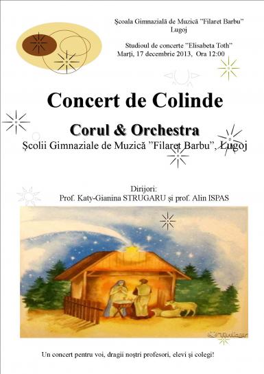 poze concert de colinde