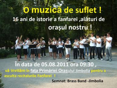 poze concert de fanfara la jimbolia