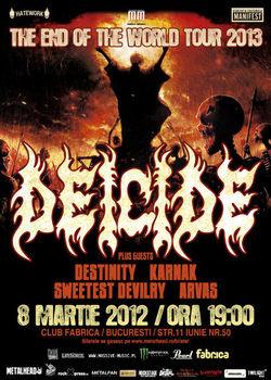 poze concert deicide in club fabrica