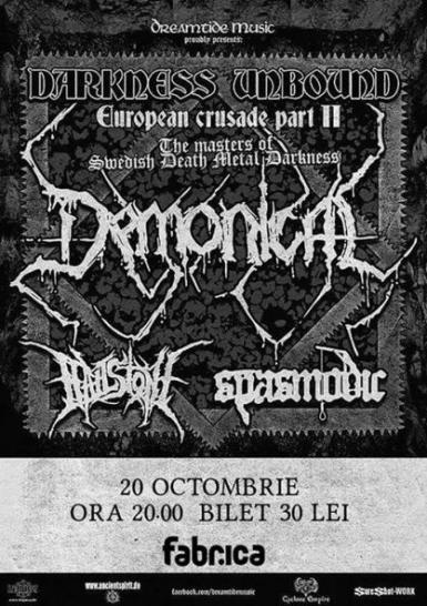 poze concert demonical in club fabrica