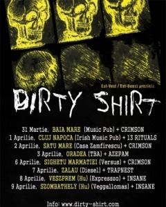 poze concert dirty shirt