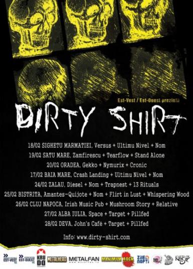 poze concert dirty shirt in satu mare