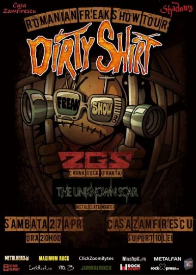 poze concert dirty shirt in satu mare