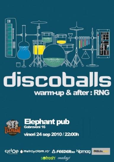 poze concert discoballs in club elephant