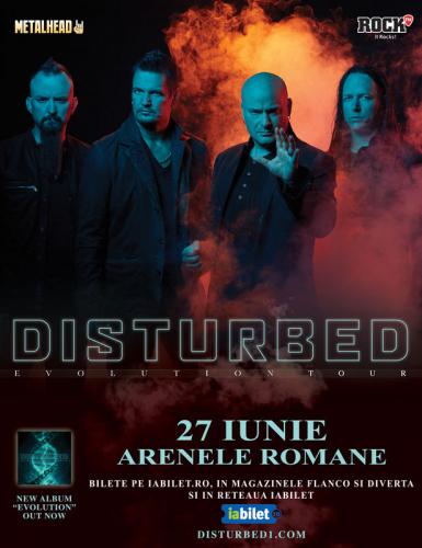 poze concert disturbed la bucuresti