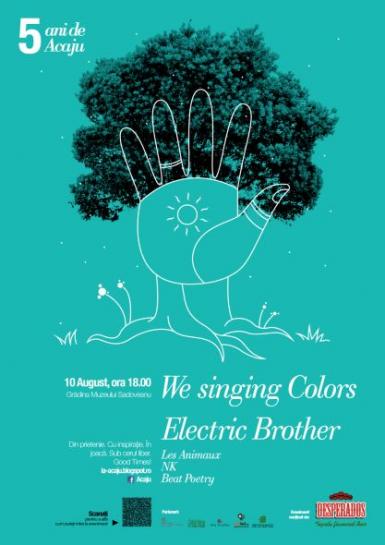 poze concert electric brother si we singing colors in iasi